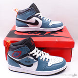 Facetasm X Air Jordan 1 Mid Fearless Blue - Photo 2