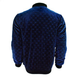 GG Web Logo Bomber Jacket Blue - Photo 2