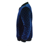 GG Web Logo Bomber Jacket Blue - Photo 5
