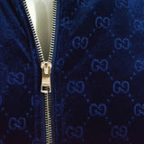 GG Web Logo Bomber Jacket Blue - Photo 6