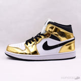 Air Jordan 1 Mid Metallic Gold - Photo 1