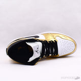 Air Jordan 1 Mid Metallic Gold - Photo 8