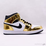 Air Jordan 1 Mid Metallic Gold - Photo 3