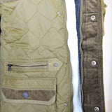 next Olive Puffer Corduroy Jacket - Photo 8