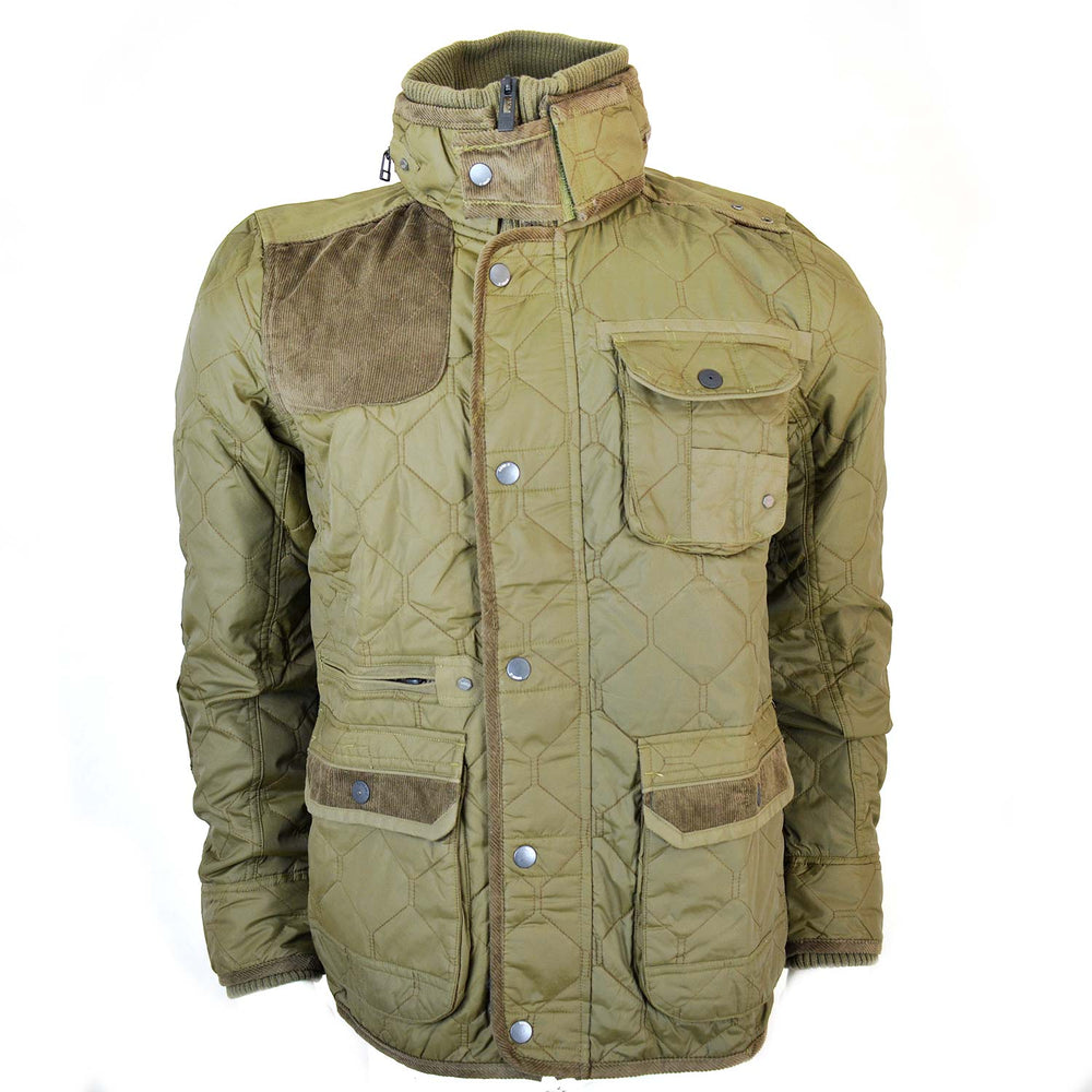 next Olive Puffer Corduroy Jacket