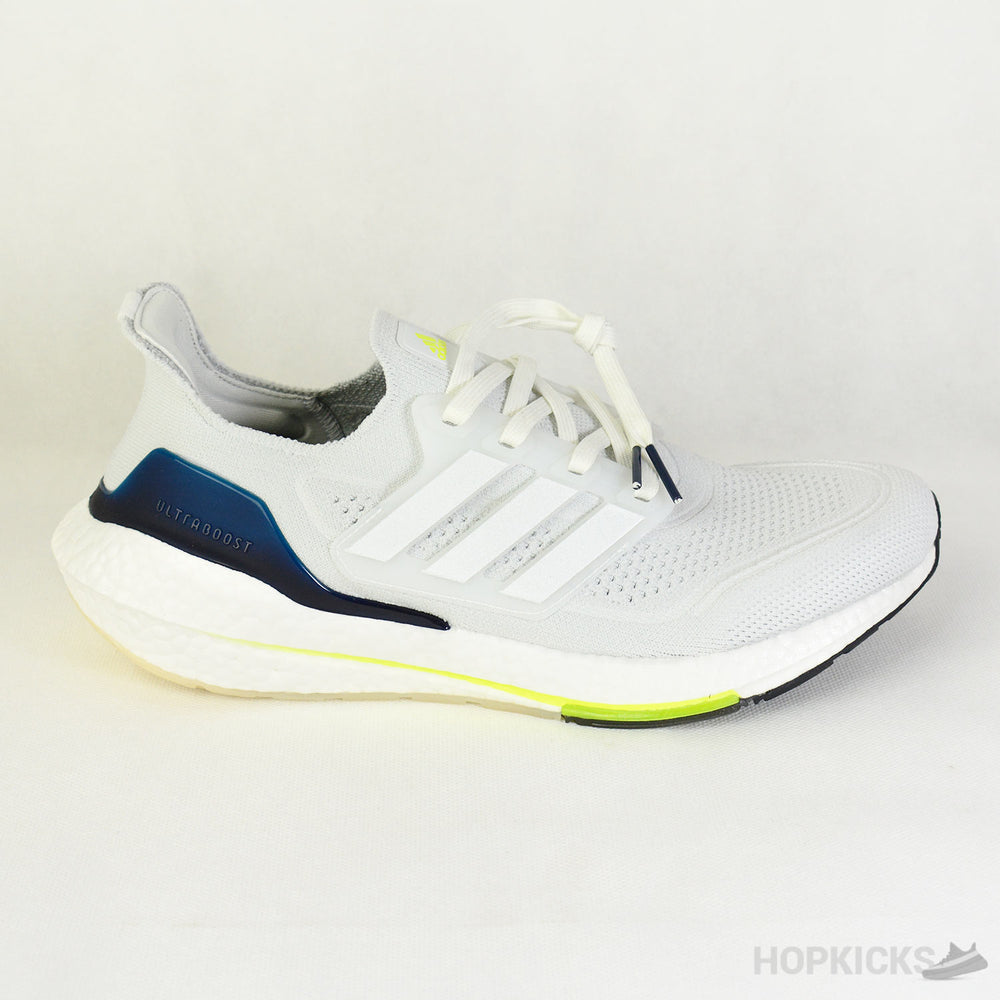 Ultra Boost 21 White Volt [Real Boost]