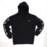 Off-White 3D Marker Line Arrows Hoodie Black [Hop Batch] - Photo 2