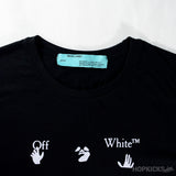 Off-White Peace Worldwide Black Tee [HOP Batch] - Photo 5
