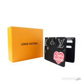 LV x Nigo Monogram Black Multiple Wallet - Photo 6