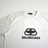 Balenciaga Interlock Tee White [HOP Batch] - Photo 4