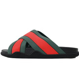 GUCCI Rubber Slide Sandal Red and Green (Top tier 1:1 On pre order) - Photo 1