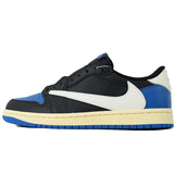 FRAGMENT x Travis Scott x Air Jordan 1 Retro Low OG Black Blue (Top tier 1:1 On pre order) - Photo 2