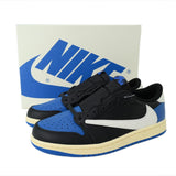 FRAGMENT x Travis Scott x Air Jordan 1 Retro Low OG Black Blue (Top tier 1:1 On pre order) - Photo 1