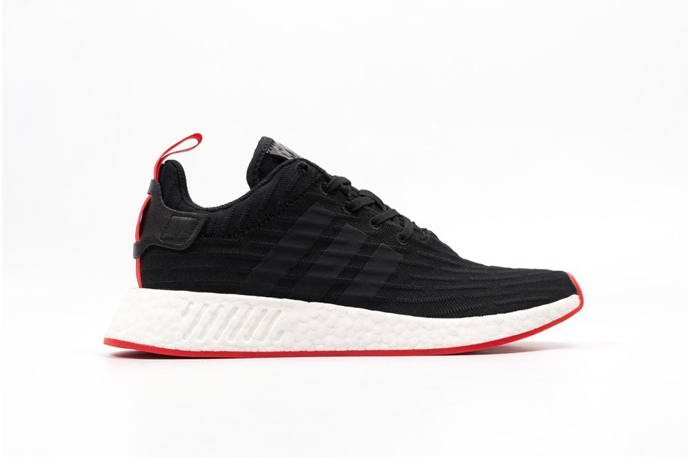 Adidas NMD R2 PK Black/Core Red [ REAL BOOST cushioning]