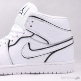 Air Jordan 1 Mid Iridescent White [Reflective] - Photo 8