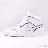 Air Jordan 1 Mid Iridescent White [Reflective] - Photo 3