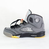 Off-White x Air Jordan 5 Retro Black - Photo 4