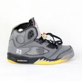 Off-White x Air Jordan 5 Retro Black - Photo 3