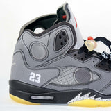 Off-White x Air Jordan 5 Retro Black - Photo 7