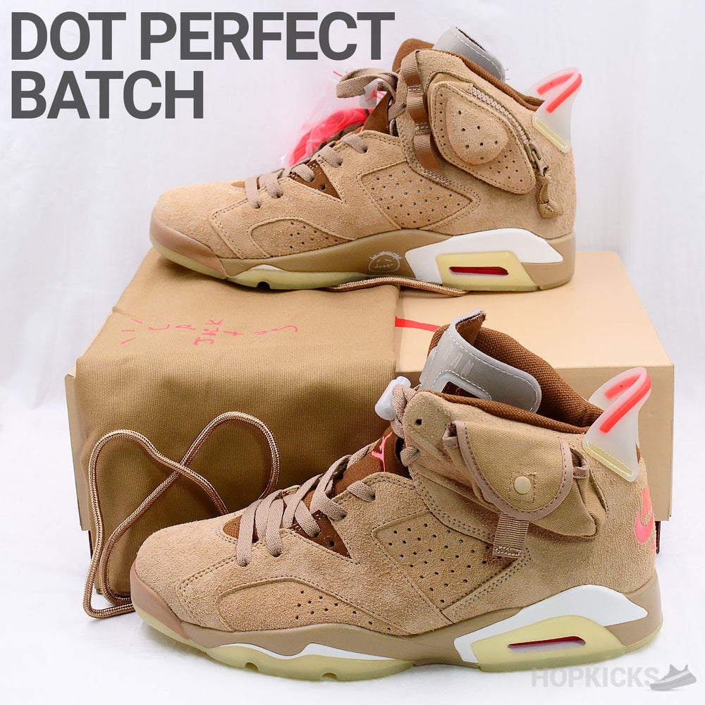 Travis Scott x Air Jordan 6 British Khaki