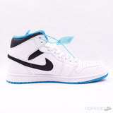 Air Jordan 1 Mid Laser Blue - Photo 3