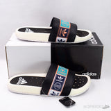 Adilette Boost Colored Label Black White - Photo 2