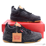 Levis x Air Jordan 4 Black Denim [Premium Batch] - Photo 2