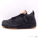 Levis x Air Jordan 4 Black Denim [Premium Batch] - Photo 1