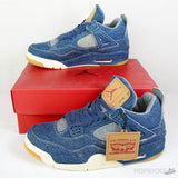 Levis x Air Jordan 4 Retro Denim - Photo 2