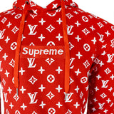 Supreme X LV Red Hoodie - Photo 2