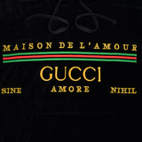 GG Maison De L'amour Hoodie Black - Photo 2