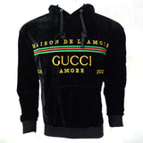 GG Maison De L'amour Hoodie Black - Photo 1