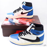 Travis Scott x FRAG x Air Jordan 1 High Military Blue - Photo 2