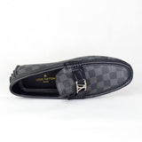 LV Black Checkered Moccasins [Premium Batch] - Photo 4
