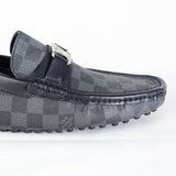 LV Black Checkered Moccasins [Premium Batch] - Photo 7
