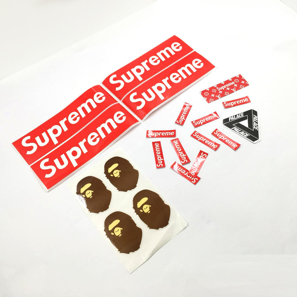 Stickers Pack ( PALACE / Supreme / Bape )