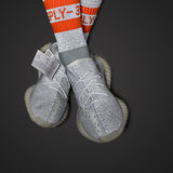 Yeezy SPLY 350 Socks Grey - Photo 2