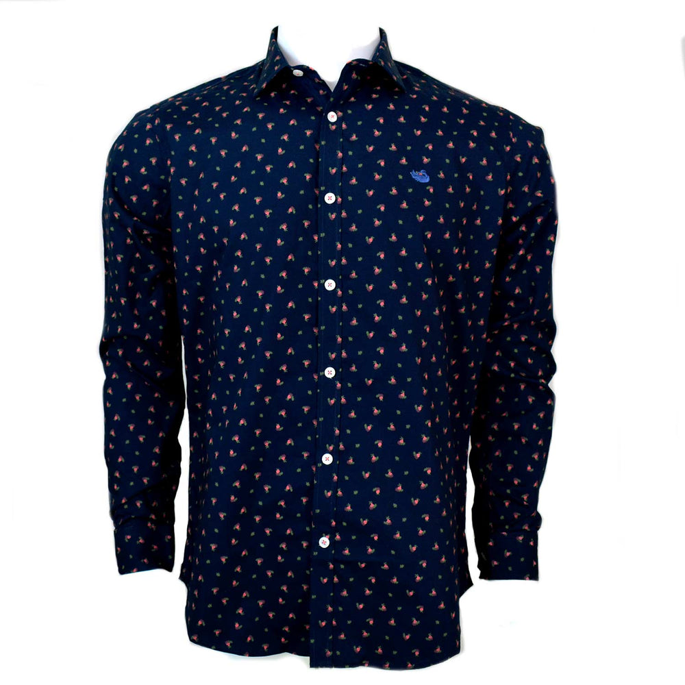 Duck Head Fruit Navy Dress Shirt
