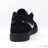Air Jordan 1 Low Black Noir - Photo 4