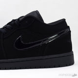 Air Jordan 1 Low Black Noir - Photo 7