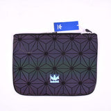 3D Prism Clutch Bag Reflective - Photo 1