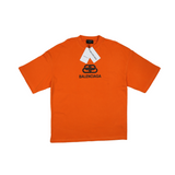 Balenciaga Logo Printed Orange T-Shirt (Economy Batch) - Photo 2
