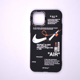 Off-White X Air Jordan 1 Broken Swoosh Black - Photo 1