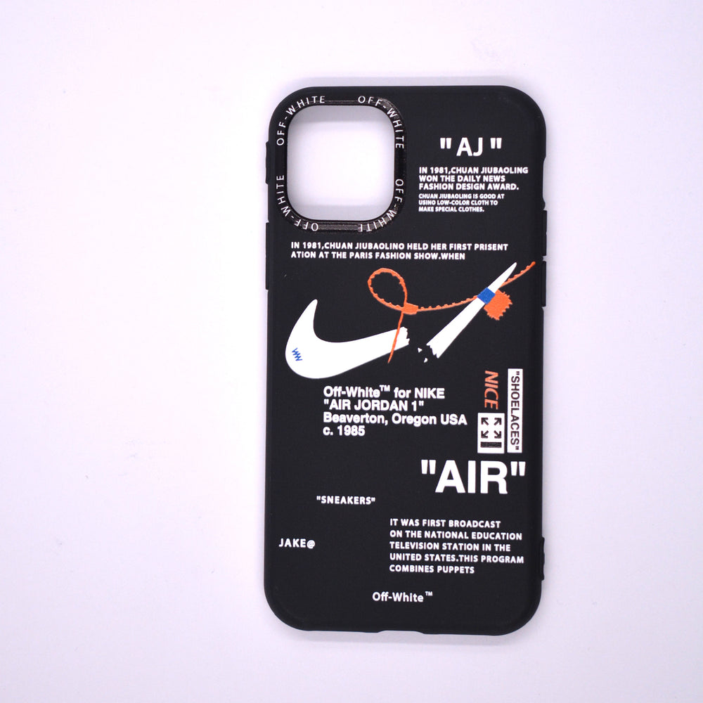 Off-White X Air Jordan 1 Broken Swoosh Black