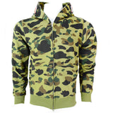 Bape 1st Camo PONR Shark Hoodie - Photo 1