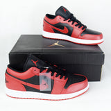 Air Jordan 1 Low Black Gym Red [Premium Batch] - Photo 2