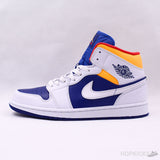 Air Jordan 1 Mid Royal Blue Laser Orange - Photo 1