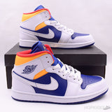 Air Jordan 1 Mid Royal Blue Laser Orange - Photo 2
