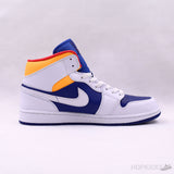 Air Jordan 1 Mid Royal Blue Laser Orange - Photo 3