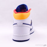 Air Jordan 1 Mid Royal Blue Laser Orange - Photo 4